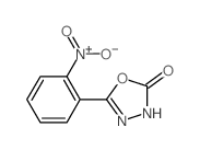 5-(2-nitrophenyl)-3H-1,3,4-oxadiazol-2-one Structure