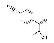 4-(2-hydroxy-2-methylpropanoyl)benzonitrile Structure