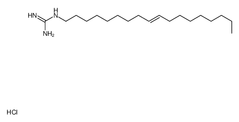 9-octadecenylguanidine monohydrochloride结构式