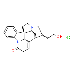 12,13-didehydro-12,24-secostrychnidin-10-one monohydrochloride Structure