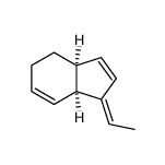 (E)-1-ethylidene-3a,4,5,7a-tetrahydroindene结构式