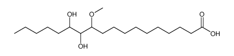 12,13-dihydroxy-11-methoxy-octadecanoic acid Structure