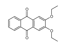 2,3-diethoxy-9,10-anthraquinone结构式