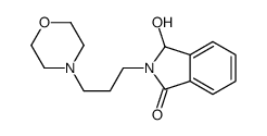 3-hydroxy-2-(3-morpholin-4-ylpropyl)-3H-isoindol-1-one Structure