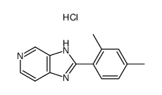 2-(2,4-Dimethyl-phenyl)-3H-imidazo[4,5-c]pyridine; hydrochloride Structure