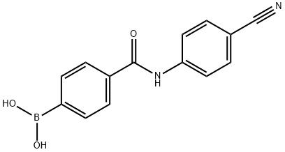 4-(4-氰基苯基氨基甲酰基)苯基硼酸图片