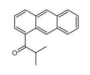 1-anthracen-1-yl-2-methylpropan-1-one Structure