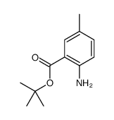 tert-butyl 2-amino-5-methylbenzoate structure