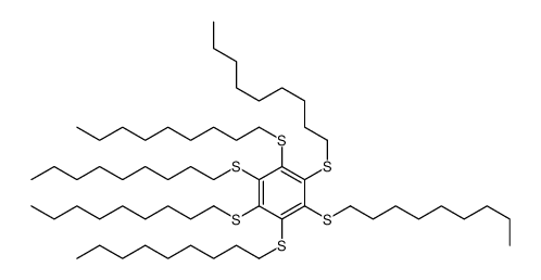 1,2,3,4,5,6-hexakis(nonylsulfanyl)benzene结构式