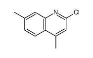 2-Chloro-4,7-dimethylquinoline structure