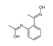 N-[2-(N-hydroxy-C-methylcarbonimidoyl)phenyl]acetamide结构式