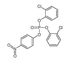 bis(2-chlorophenyl) (4-nitrophenyl) phosphate Structure