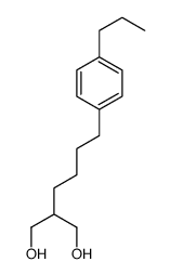 2-[4-(4-propylphenyl)butyl]propane-1,3-diol Structure