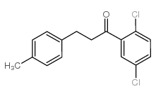 2',5'-DICHLORO-3-(4-METHYLPHENYL)PROPIOPHENONE结构式