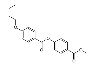 (4-ethoxycarbonylphenyl) 4-butoxybenzoate结构式