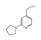 (2-pyrrolidin-1-ylpyridin-4-yl)methanol Structure