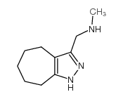 1-(1,4,5,6,7,8-hexahydrocyclohepta[c]pyrazol-3-yl)-N-methylmethanamine结构式