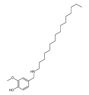 4-[(hexadecylamino)methyl]-2-methoxyphenol Structure