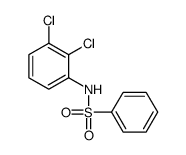 N-(2,3-dichlorophenyl)benzenesulfonamide结构式