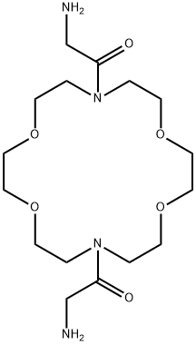 2-amino-1-[16-(2-aminoacetyl)-1,4,10,13-tetraoxa-7,16-diazacyclooctadec-7-yl]ethanone Structure