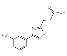 3-[3-(3-甲基苯)-1,2,4-氧杂二唑-5-基]丙酸图片