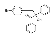 3-(4-bromophenyl)-2-hydroxy-1,2-diphenylpropan-1-one Structure