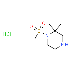 1-Methylsulfonyl-2,2-dimethylpiperazine hydrochloride picture