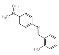 Phenol,2-[[[4-(dimethylamino)phenyl]imino]- methyl]-结构式