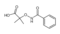 2-benzoylaminooxy-2-methyl-propionic acid结构式