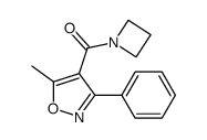 4-(Azetidin-1-ylcarbonyl)-5-methyl-3-phenylisoxazole Structure