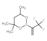 1-(TRIFLUOROMETHYL)VINYL BORONIC ACID HEXYLENE GLYCOL ESTER Structure