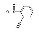 1-Ethynyl-2-(methylsulfonyl)benzene Structure