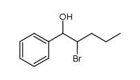 2-bromo-1-phenylpentan-1-ol结构式