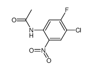 N-(4-chloro-5-fluoro-2-nitrophenyl)acetamide结构式