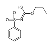 O-propyl N-(benzenesulfonyl)carbamothioate结构式