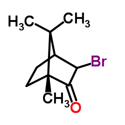 (+)-3-Bromocamphor Structure