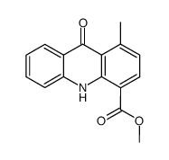 methyl 1-methyl-9-oxo-9,10-dihydroacridine-4-carboxylate Structure