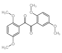 Ethanedione, bis(2,5-dimethoxyphenyl)-(9CI) structure