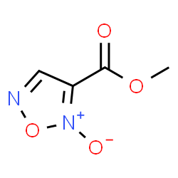 1,2,5-Oxadiazole-3-carboxylicacid,methylester,2-oxide(9CI) structure