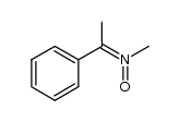 (Z)-N-(1-phenylethylidene)methanamine N-oxide Structure