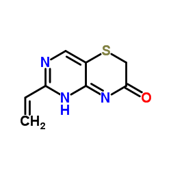 2-Vinyl-1H-pyrimido[5,4-b][1,4]thiazin-7(6H)-one Structure