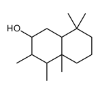 3,4,4a,8,8-pentamethyl-1,2,3,4,5,6,7,8a-octahydronaphthalen-2-ol结构式