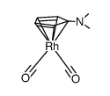 {η5-(dimethylamino)cyclopentadienyl}dicarbonylrhodium(I)结构式