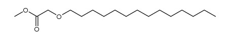 methyl 2-(tetradecyloxy)acetate结构式