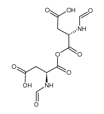 n-formyl-l-aspartic anhydride Structure