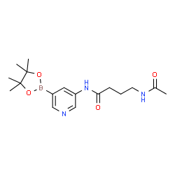 5-(4-Acetamidobutanamido)pyridine-3-boronic acid pinacol ester picture