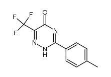 3-(p-tolyl)-6-trifluoromethyl-1,2,4-triazin-5(2H)-one Structure