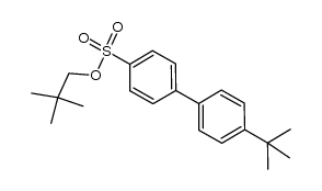 neopentyl 4'-tert-butyl-4-biphenylsulfonate结构式