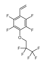 1-ethenyl-2,3,5,6-tetrafluoro-4-(2,2,3,3,3-pentafluoropropoxy)benzene Structure