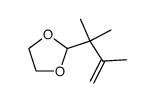 1,3-Dioxolane,2-(1,1,2-trimethyl-2-propenyl)- (9CI)结构式